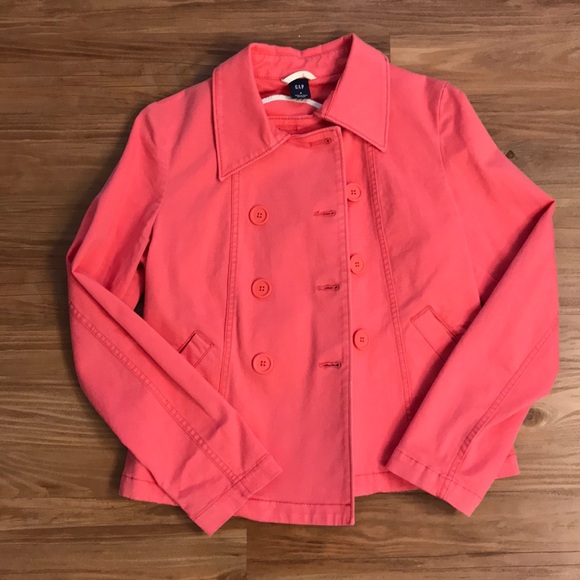 salmon color jacket